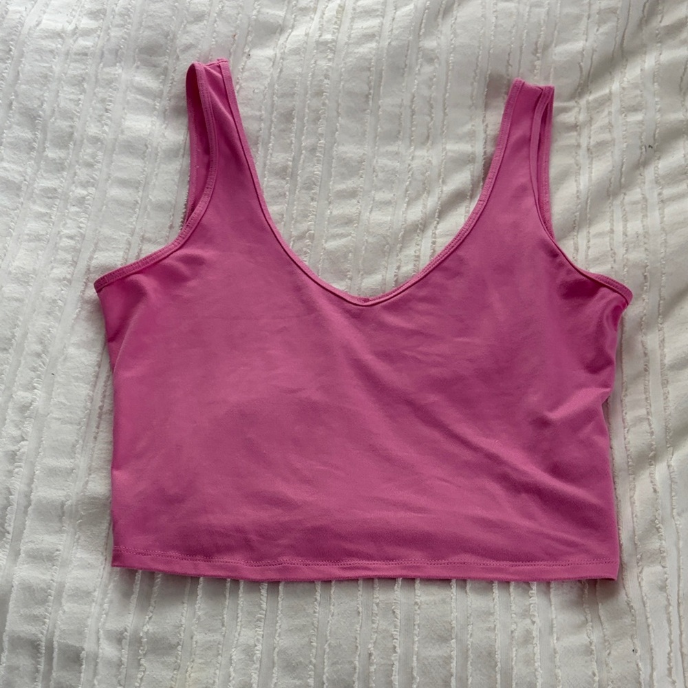 Hollister Vibrant Pink Sleeveless Crop Top